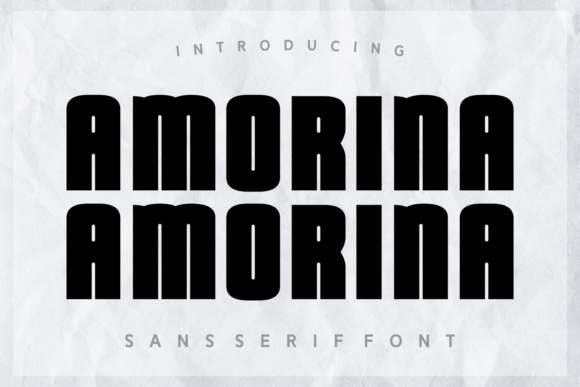 Amorina: A Bold Font for Business