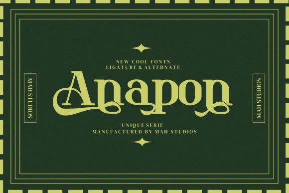 Anapon: A Modern Serif Font for Digital Clarity and Brand Confidence