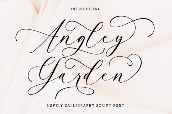 Angley Garden Font for Business