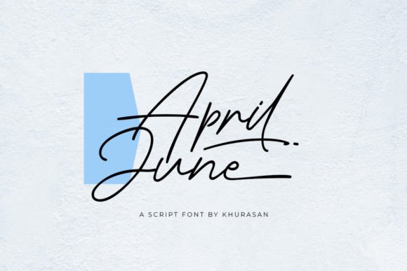 April June Font for Creative Makers