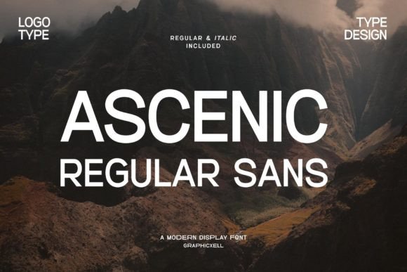 Ascenic: A Modern Typeface for Editorial Design