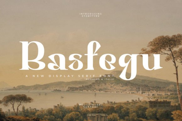 Basfegu: A Stylish Serif Font