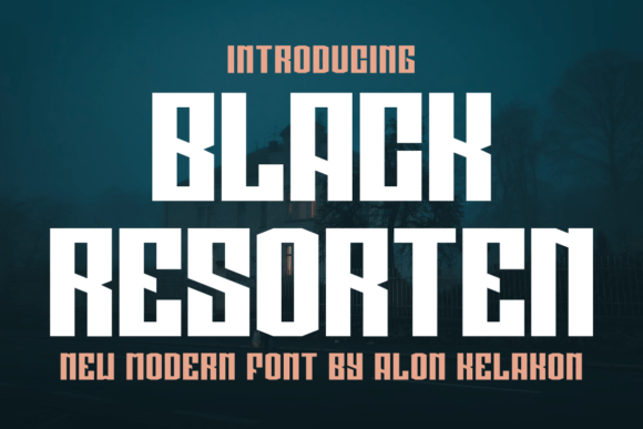 Black Resorten: A Bold Font for Web Design
