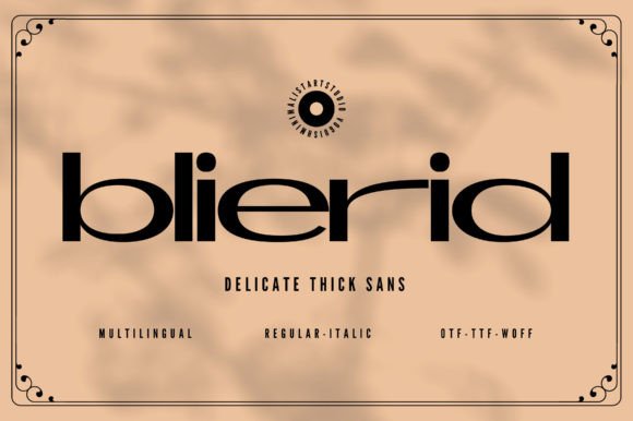 Blierid: A Font for Impactful Campaigns