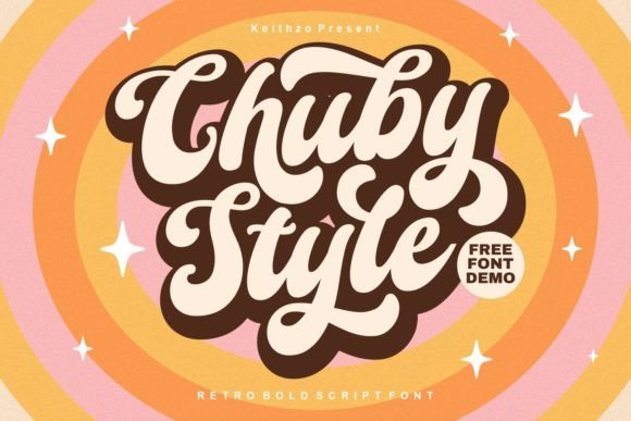 Chuby Style: A Playful Script Font