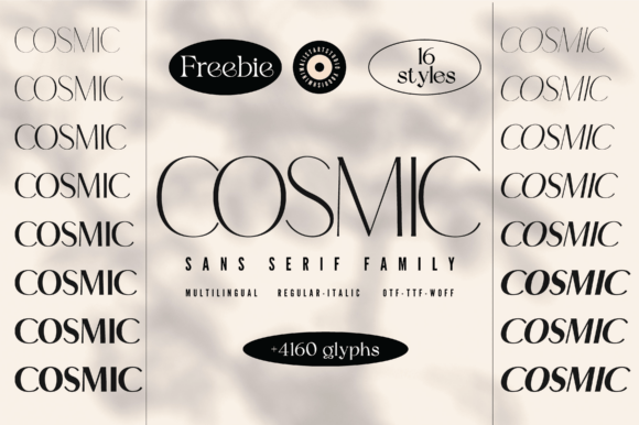 Cosmic: A Font for Clear Campaigns