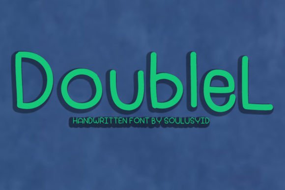 Doublel: A Modern Handwritten Font