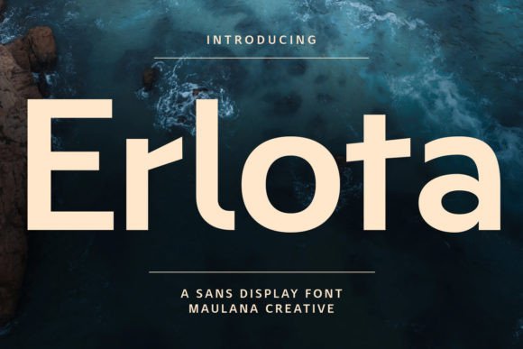 Erlota: A Quirky Sans Serif for Creative Projects