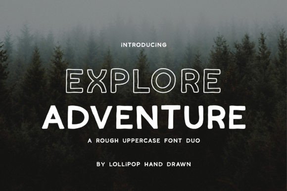 Explore Adventure: A Bold Sans Serif Font for Scroll-Stopping Marketing
