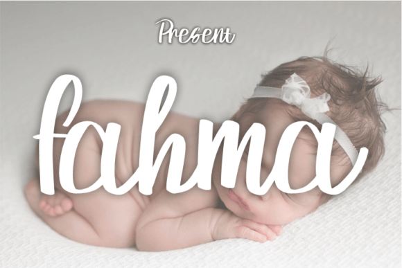 Fahma: A Script Typeface for Web Design