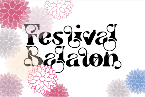 Festival Balaton Font for Creative Projects