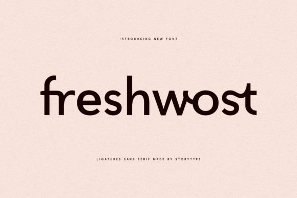 Freshwost: A Premium Serif Font for Campaigns