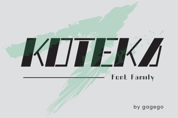 Koteka: A Modern Font for Business Success