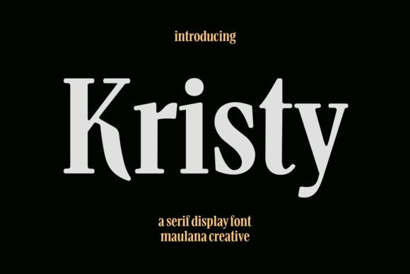 Kristy: A Stylish Serif for Business Branding