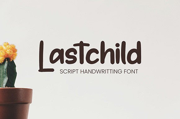 Lastchild: A Modern Script Font