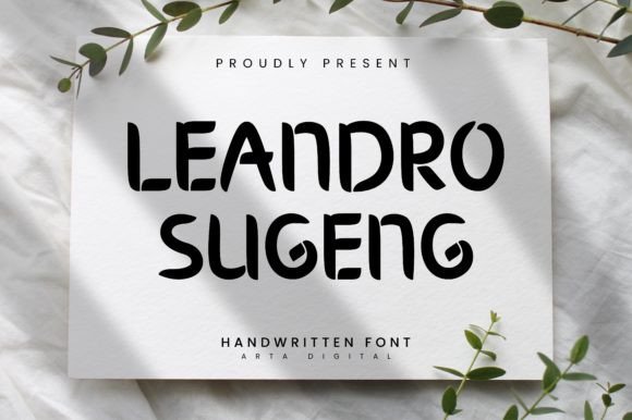 Leandro Sugeng Font for Editorial Design