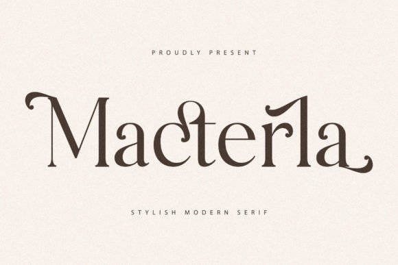 Macterla: A Premium Serif Font for Campaigns