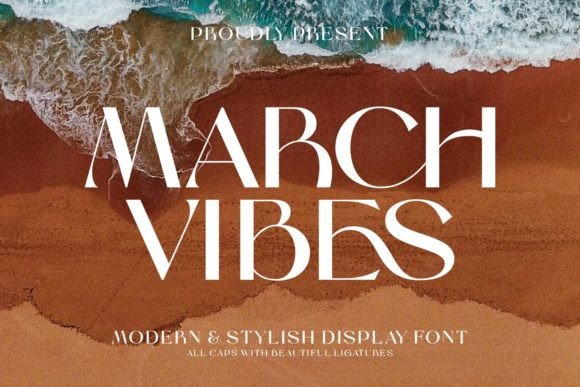 March Vibes: A Modern Font for Creative Projects