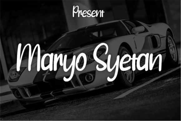 Maryo Syetan Font: Elegant Script for Creative Projects
