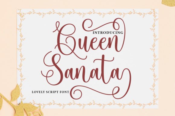 Queen Sanata Font: Elegant Script for Web Design