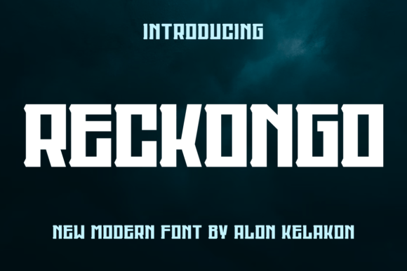 Reckongo: A Serif Font for Creative Makers