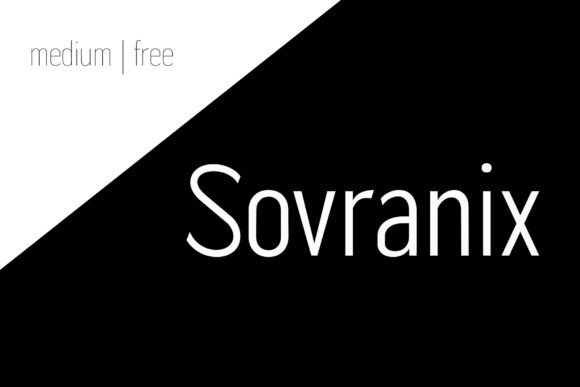 Sovranix Medium Font: A Modern Display Typeface for Handmade Brands