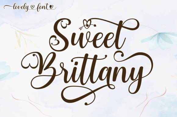 Sweet Brittany: A Handwritten Font for Elegant Design