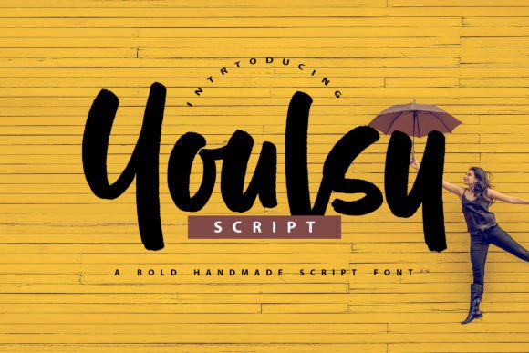 Youlsy: A Bold Handwritten Font