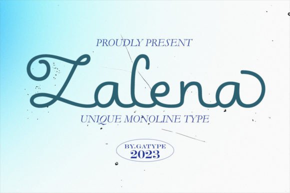 Zalena: A Script Font for Modern Design